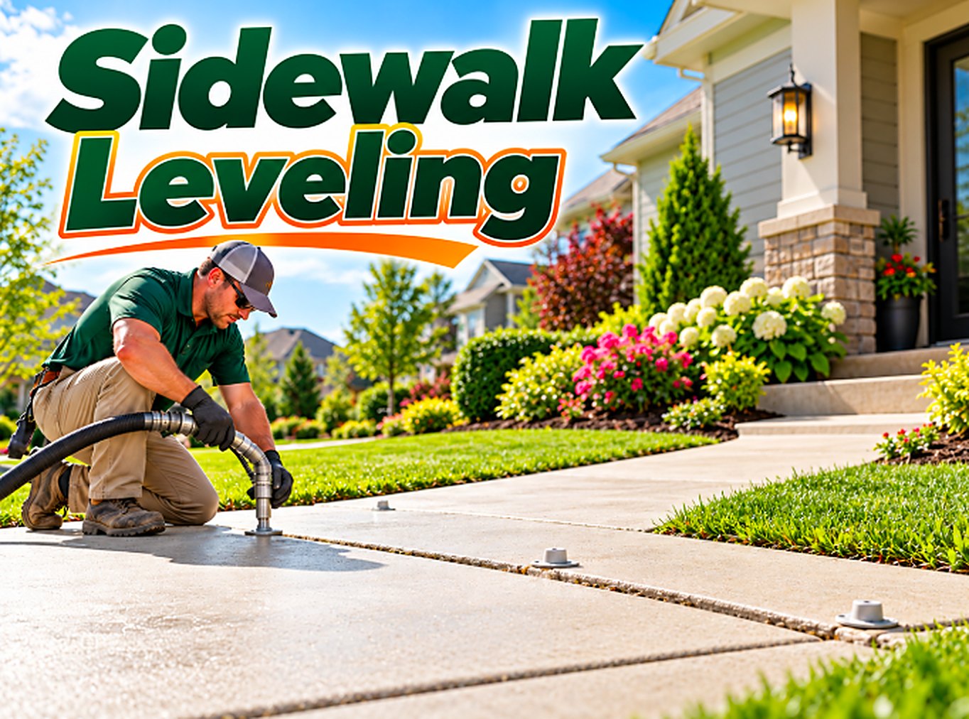 Sidewalk Leveling in Pomona, CA by Pomona Concrete Leveling